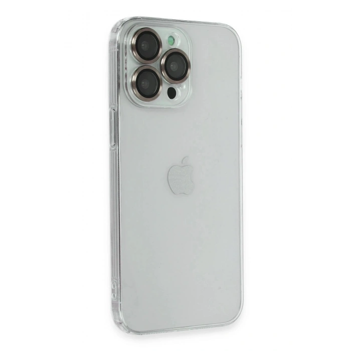 Durukar®  iPhone 13 Pro Kılıf Luko Lens Silikon -Yeşil