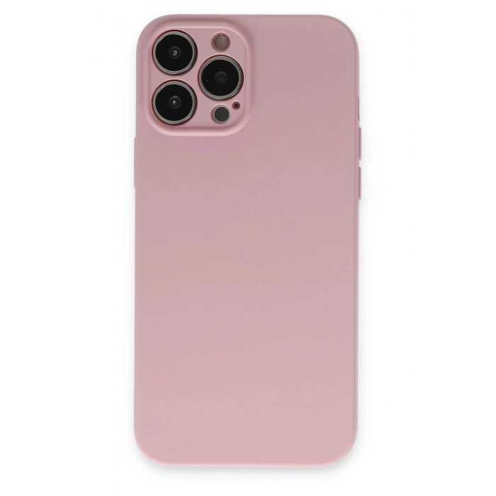 Durukar®  iPhone 13 Pro Kılıf Nano içi Kadife Silikon - Pembe