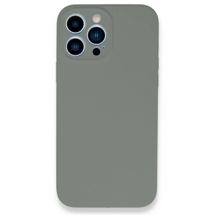 Durukar®  iPhone 13 Pro Max Kılıf Lansman Legant Silikon - Gri