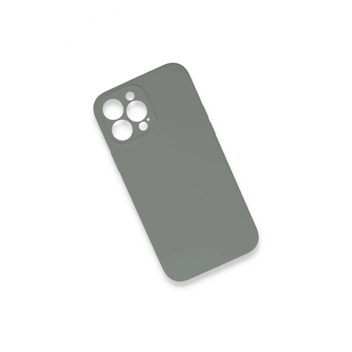 Durukar®  iPhone 13 Pro Max Kılıf Lansman Legant Silikon - Gri
