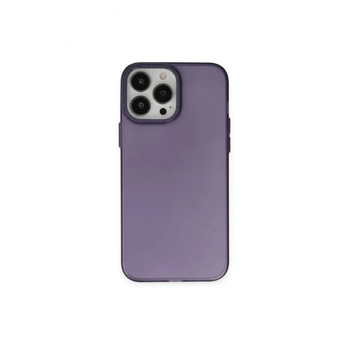Durukar®  iPhone 13 Pro Max Kılıf Modos Metal Kapak - Derin Mor
