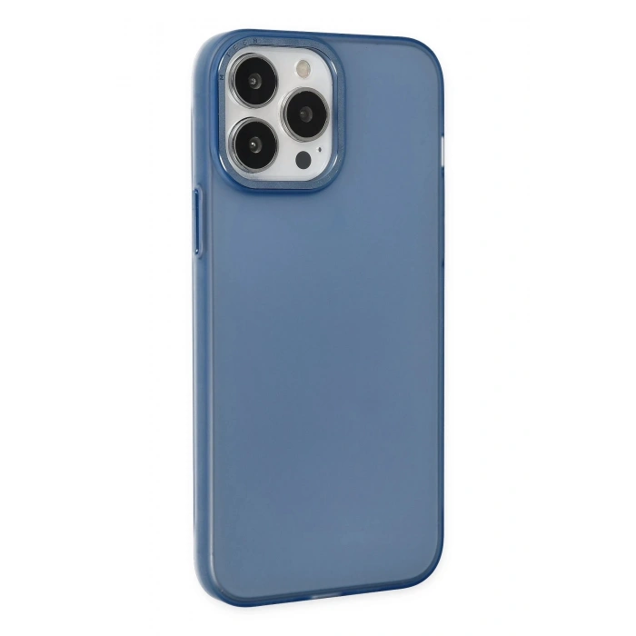 Durukar®  iPhone 13 Pro Max Kılıf Modos Metal Kapak - Lacivert