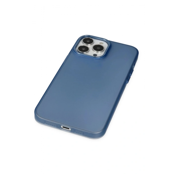 Durukar®  iPhone 13 Pro Max Kılıf Modos Metal Kapak - Lacivert