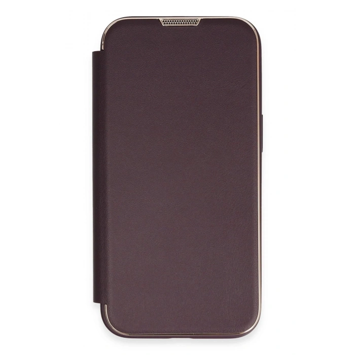 Durukar®  iPhone 14 Pro Kılıf Dolpin Kapaklı - Derin Mor