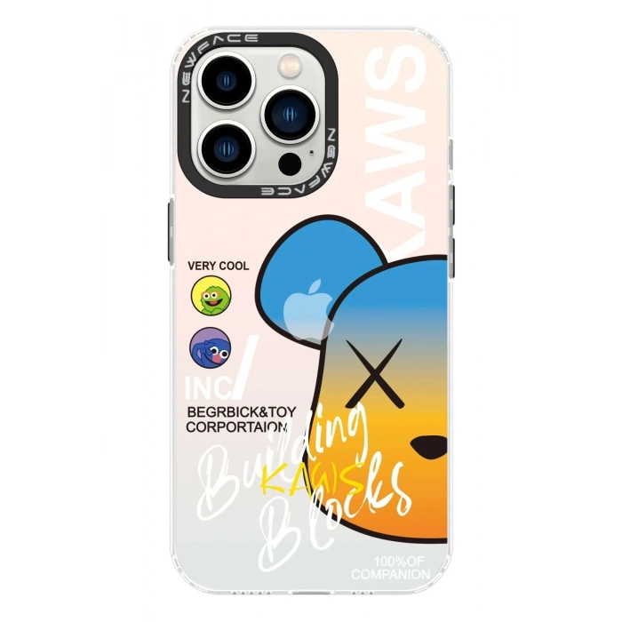 Mey İthalat®  iPhone 14 Pro Kılıf Estoril Desenli Kapak - Estoril - 6