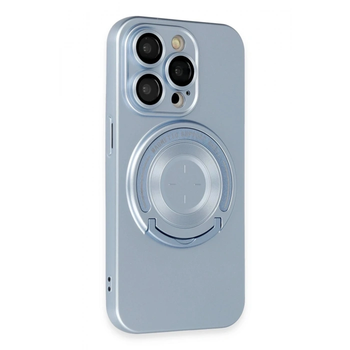 Durukar®  iPhone 14 Pro Kılıf Lukka Magneticsafe Kapak - Sierra Blue