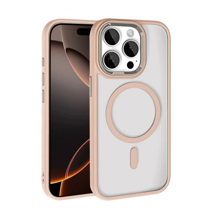Durukar®   iPhone 15 Pro Max Terea Magsafe Kapak - Gold