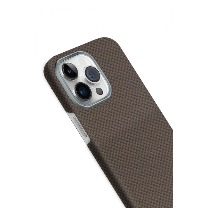 Durukar®   iPhone 15 Pro Max Volt Magsafe Kapak - Kahverengi