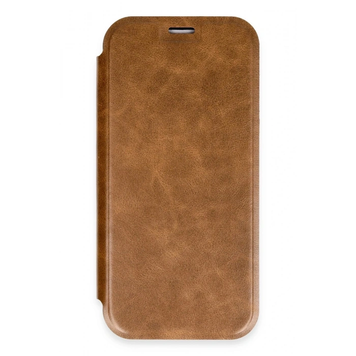 Durukar®  iPhone 16 Pro Kılıf Flip Cover - Taba