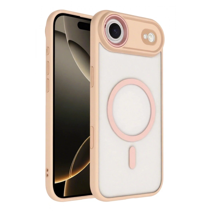 Durukar®   iPhone 17 Air Terea Magsafe Kapak - Pembe