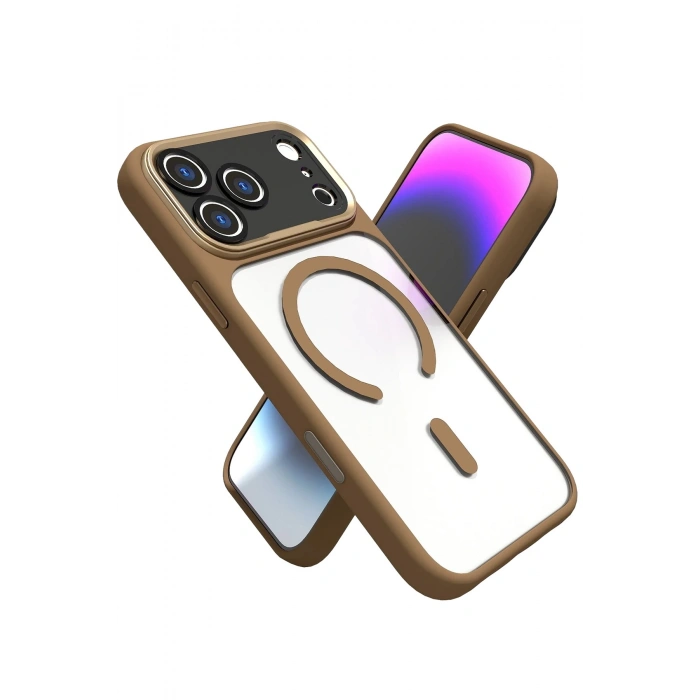 Durukar®   iPhone 17 Pro Max Hazar Magsafe Kapak - Gold