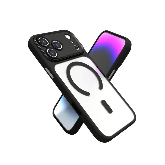 Durukar®   iPhone 17 Pro Max Hazar Magsafe Kapak - Siyah
