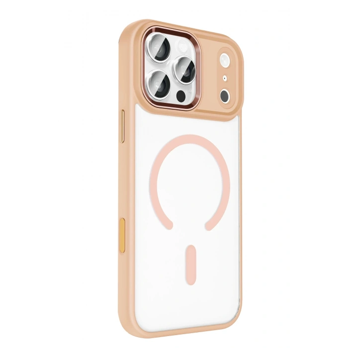 Durukar®   iPhone 17 Pro Max Terea Magsafe Kapak - Pembe