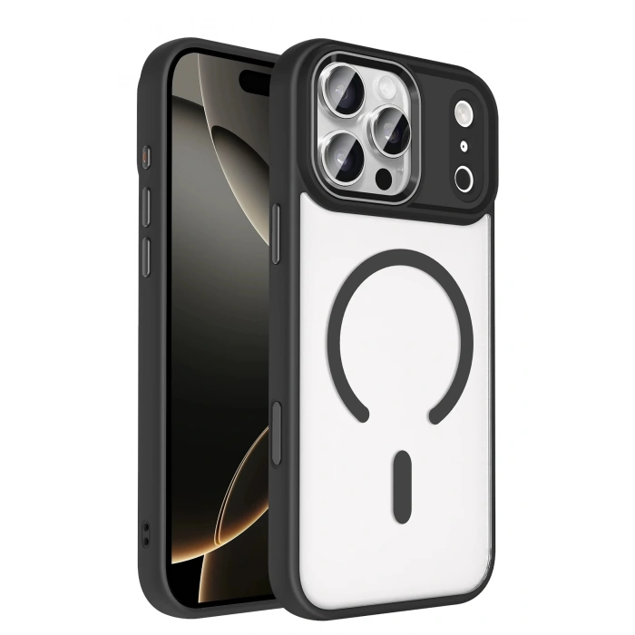 Durukar®   iPhone 17 Pro Max Terea Magsafe Kapak - Siyah