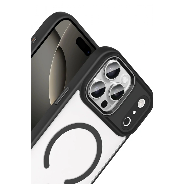 Durukar®   iPhone 17 Pro Max Terea Magsafe Kapak - Siyah