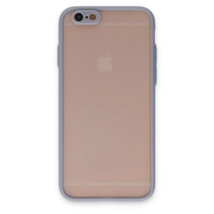 Durukar®  iPhone 6 Kılıf Montreal Silikon Kapak - Gri