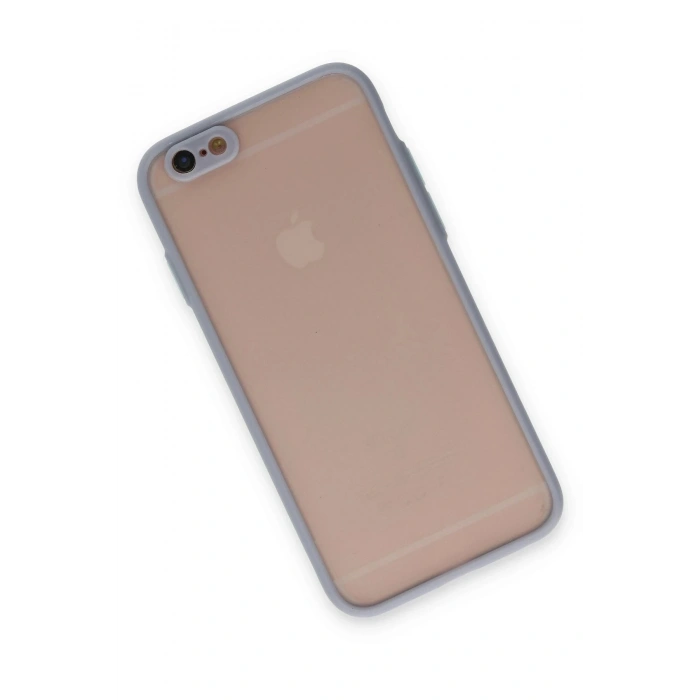Durukar®  iPhone 6 Kılıf Montreal Silikon Kapak - Gri