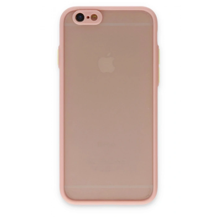 Mey İthalat®  iPhone 6 Kılıf Montreal Silikon Kapak - Pembe