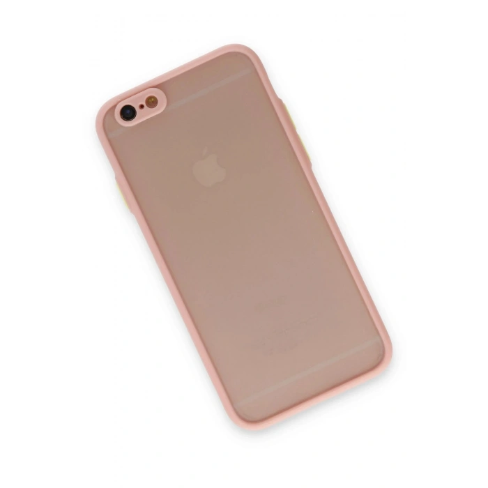 Mey İthalat®  iPhone 6 Kılıf Montreal Silikon Kapak - Pembe