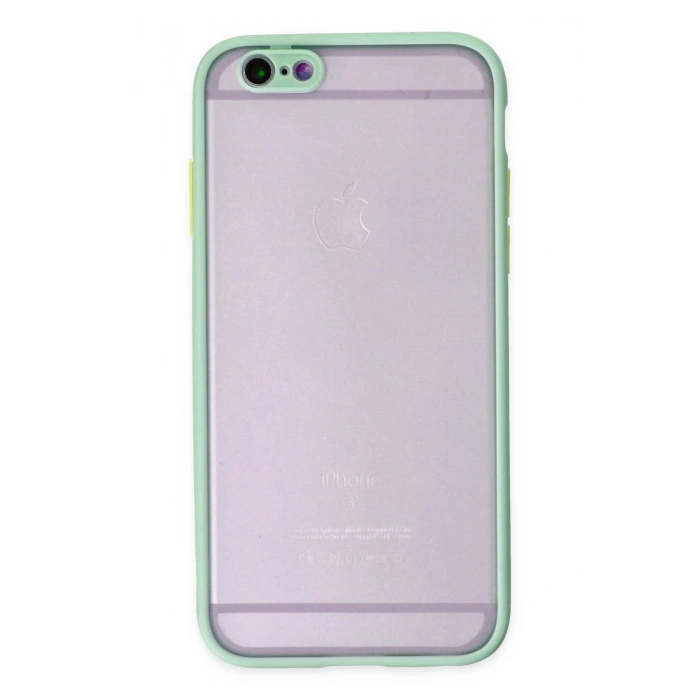 Mey İthalat®  iPhone 6 Kılıf Montreal Silikon Kapak - Turkuaz