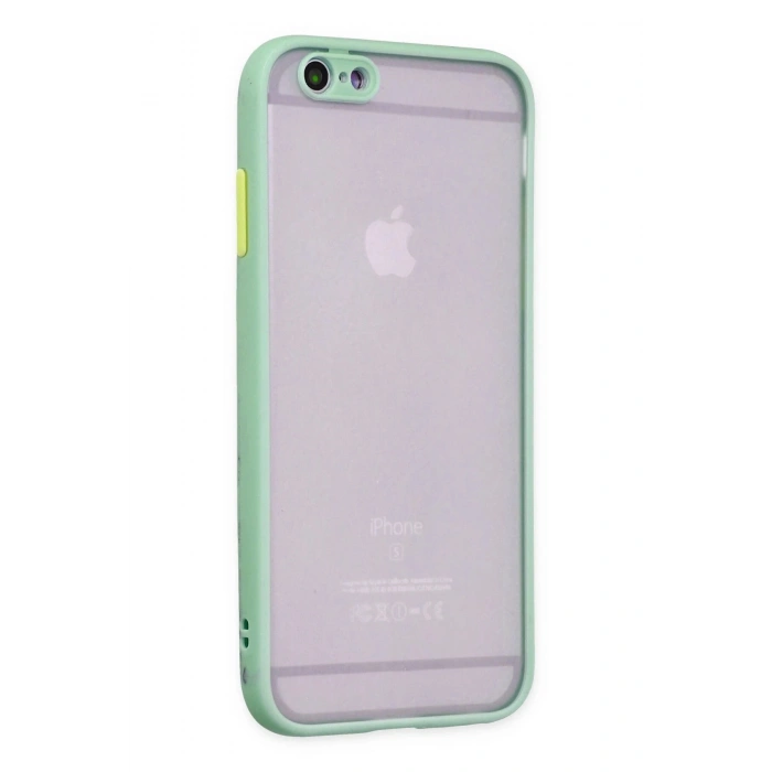 Mey İthalat®  iPhone 6 Kılıf Montreal Silikon Kapak - Turkuaz
