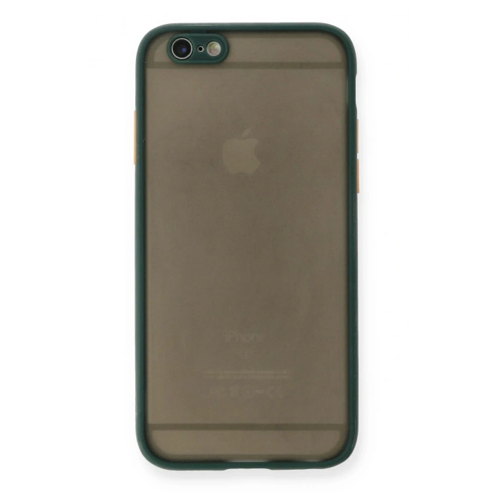 Durukar®  iPhone 6 Kılıf Montreal Silikon Kapak - Yeşil