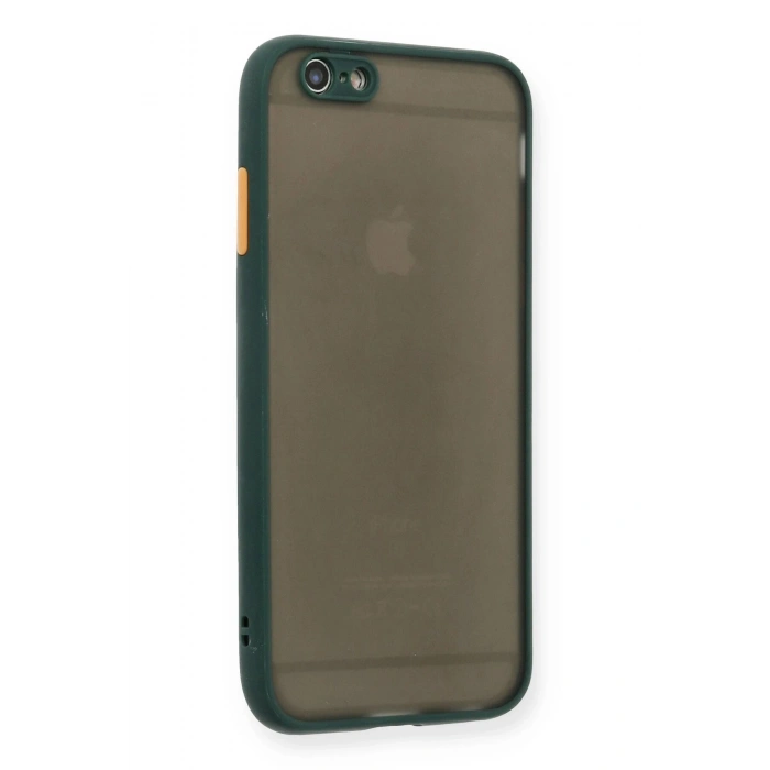 Durukar®  iPhone 6 Kılıf Montreal Silikon Kapak - Yeşil