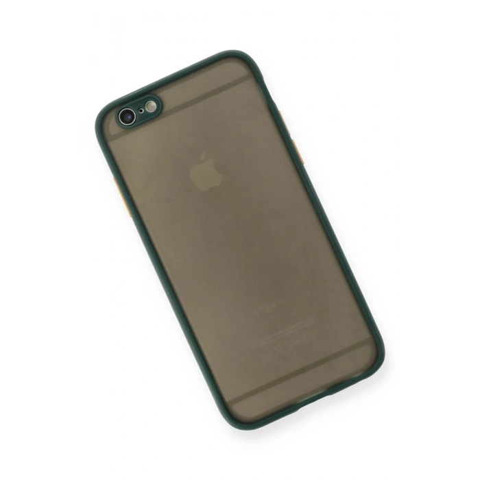 Durukar®  iPhone 6 Kılıf Montreal Silikon Kapak - Yeşil