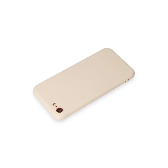 Durukar®  iPhone 7 Kılıf First Silikon - Krem