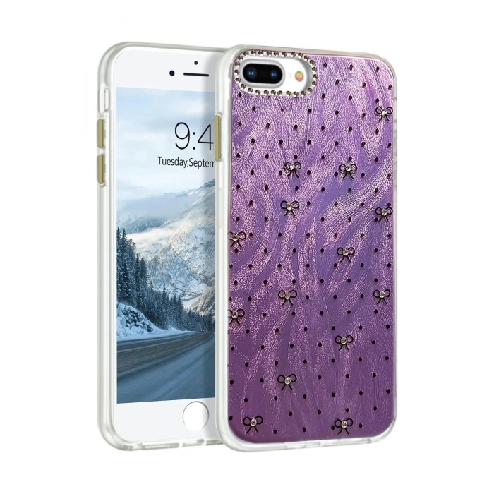 Durukar®  iPhone 7 Plus Kılıf Blade Aynalı Desenli Kapak - Desen 2