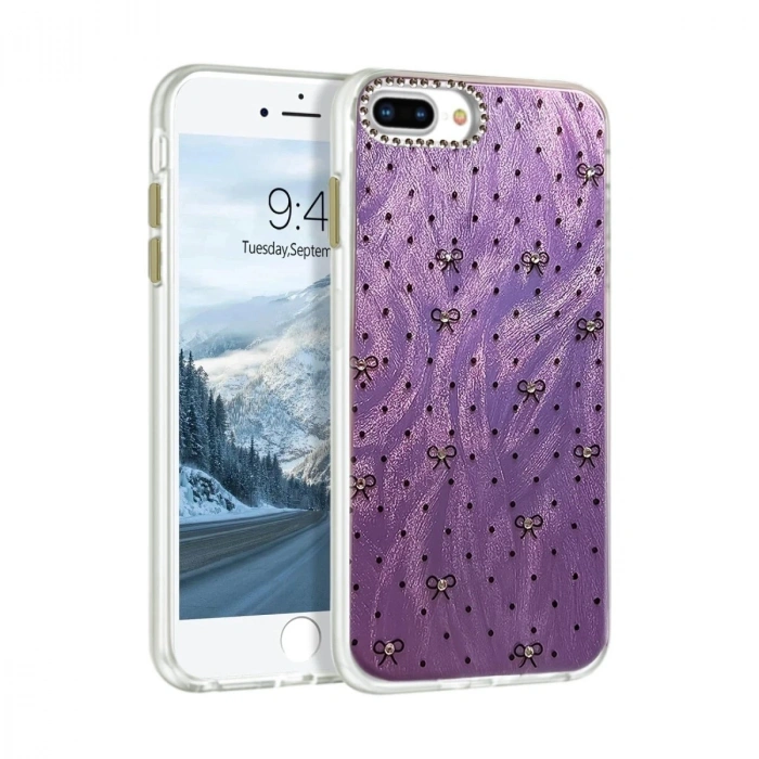Durukar®  iPhone 7 Plus Kılıf Blade Aynalı Desenli Kapak - Desen 2