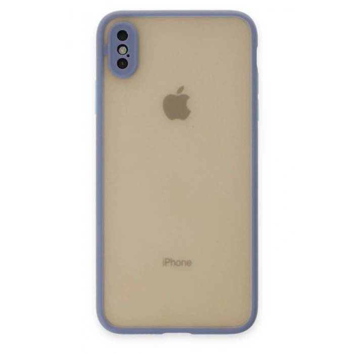 Durukar®  iPhone X Kılıf Montreal Silikon Kapak - Gri