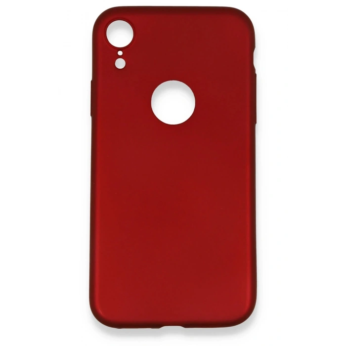 Durukar®  iPhone XR Kılıf First Silikon - Bordo