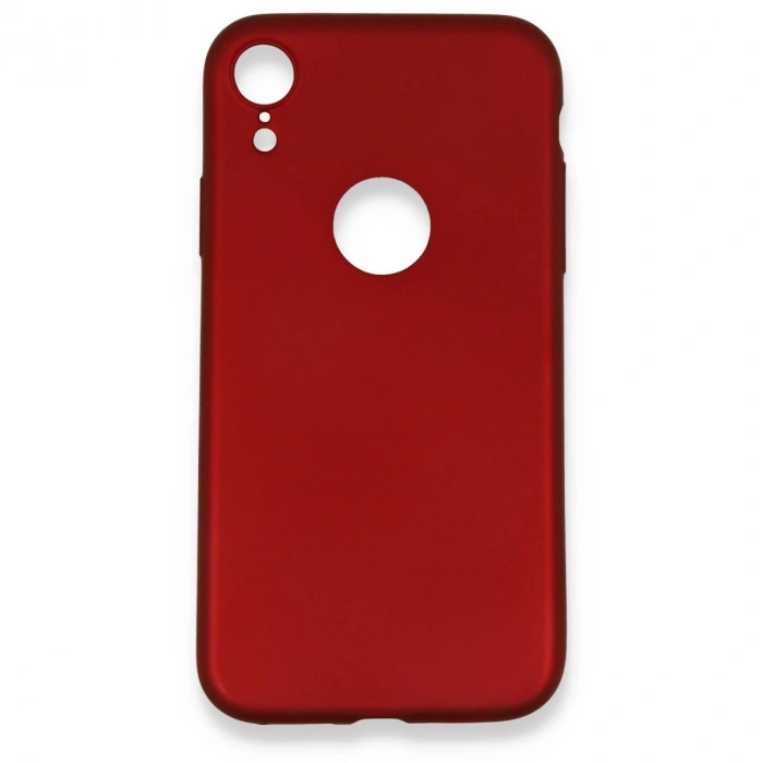 Durukar®  iPhone XR Kılıf First Silikon - Bordo