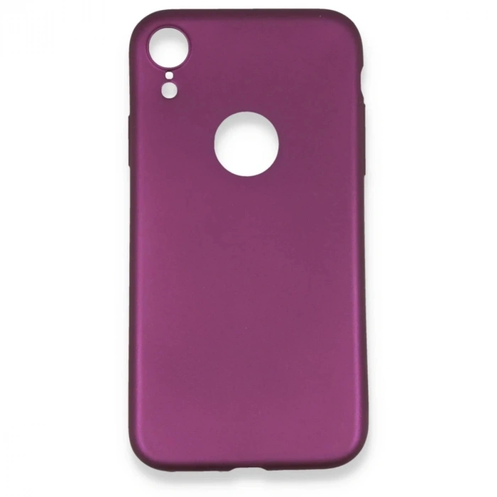 Durukar®  iPhone XR Kılıf First Silikon - Mürdüm