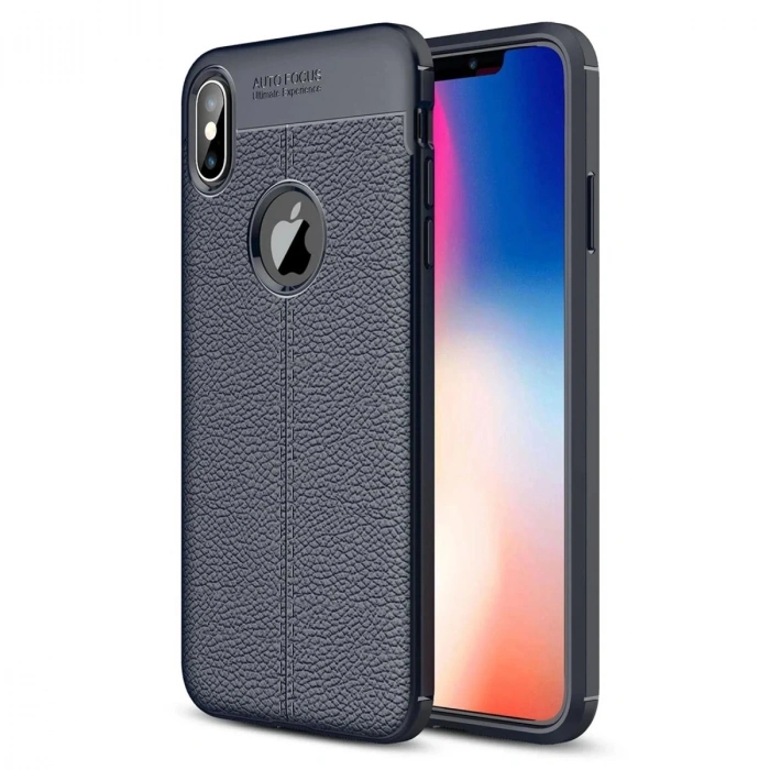 Durukar®  iPhone XS Max Kılıf Auto Focus Kapak - Lacivert