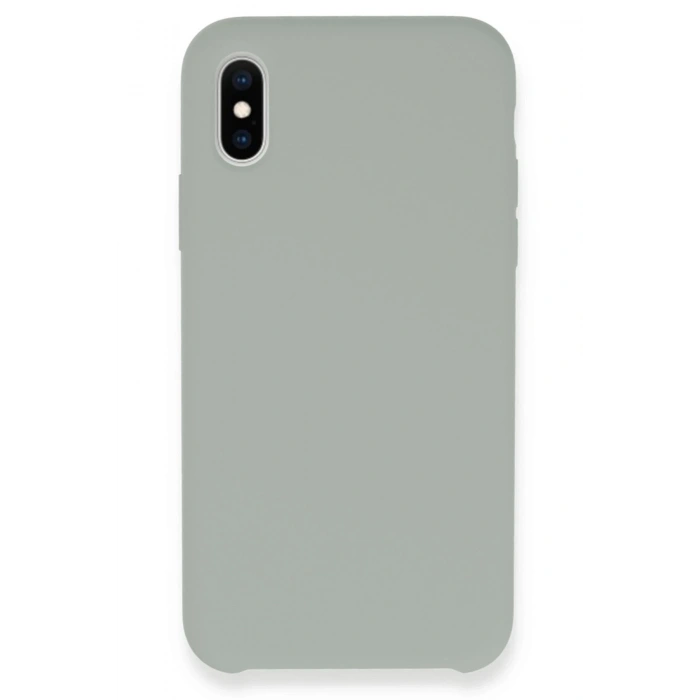 Durukar®  iPhone XS Max Kılıf Lansman Legant Silikon - Açık Gri