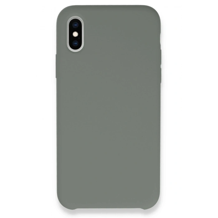 Durukar®  iPhone XS Max Kılıf Lansman Legant Silikon - Gri