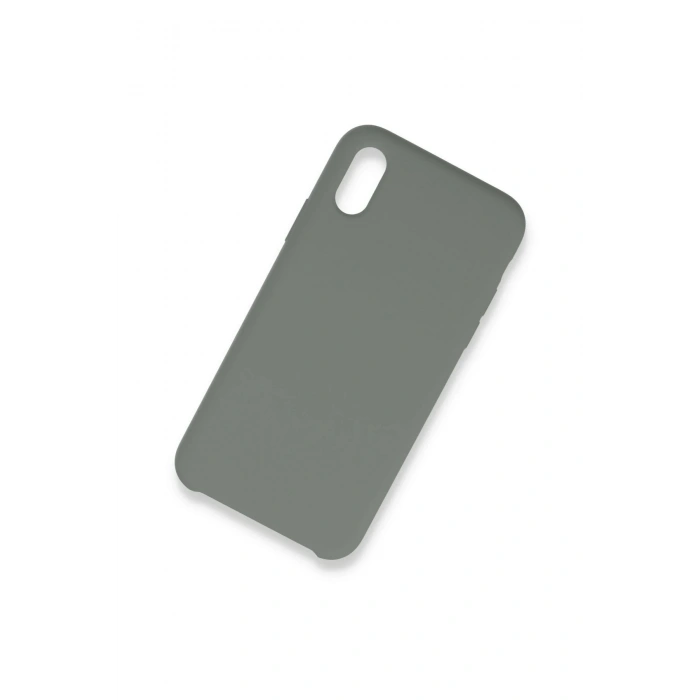 Durukar®  iPhone XS Max Kılıf Lansman Legant Silikon - Gri