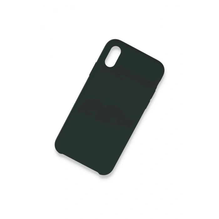 Durukar®  iPhone XS Max Kılıf Lansman Legant Silikon - Koyu Yeşil