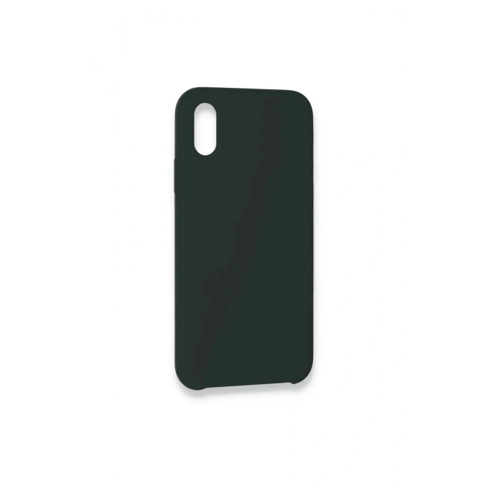 Durukar®  iPhone XS Max Kılıf Lansman Legant Silikon - Koyu Yeşil