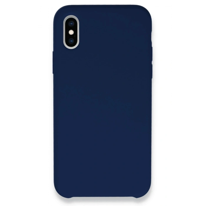Durukar®  iPhone XS Max Kılıf Lansman Legant Silikon - Lacivert