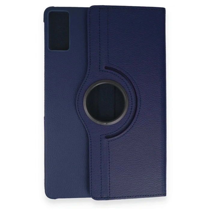 Durukar®  Lenovo Tab M8 Kılıf 360 Tablet Deri Kılıf - Lacivert