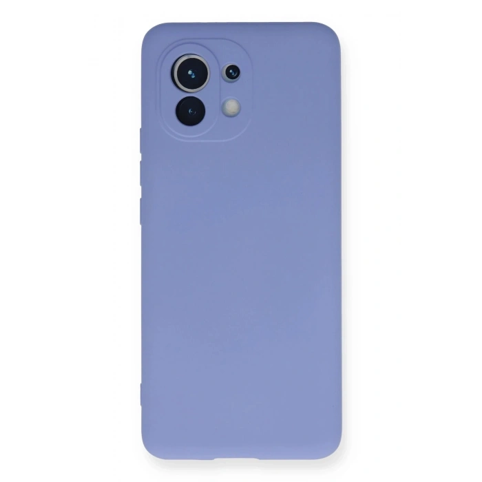 Durukar®   Mi 11 Kılıf Nano içi Kadife Silikon - Lila
