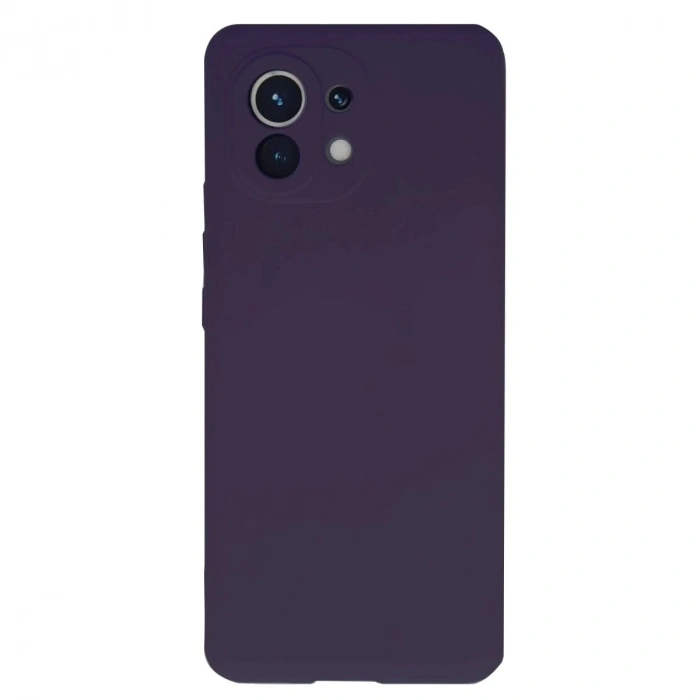Durukar®   Mi 11 Kılıf Nano içi Kadife Silikon - Mor