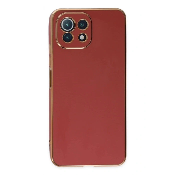 Durukar®   Mİ 11 Lite Kılıf Volet Silikon - Kırmızı