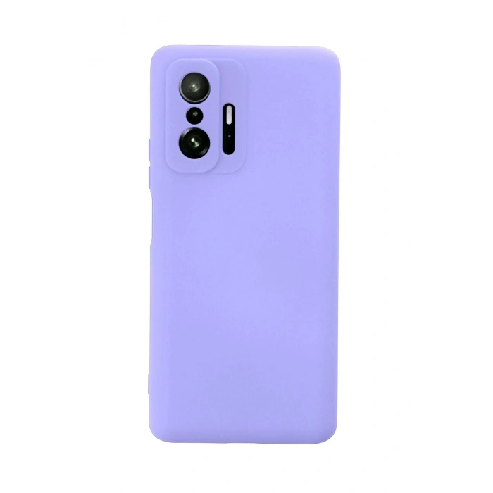 Durukar®   Mi 11T Pro Kılıf Nano içi Kadife Silikon - Lila