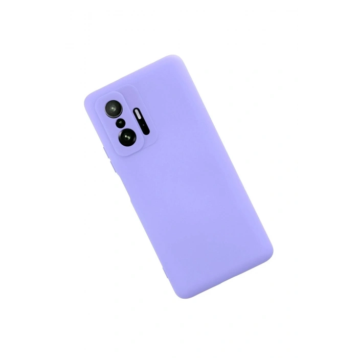 Durukar®   Mi 11T Pro Kılıf Nano içi Kadife Silikon - Lila
