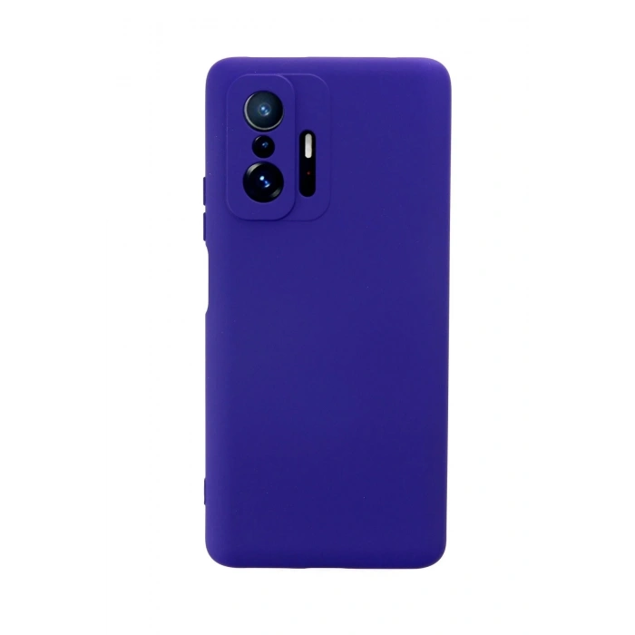 Durukar®   Mi 11T Pro Kılıf Nano içi Kadife Silikon - Mor