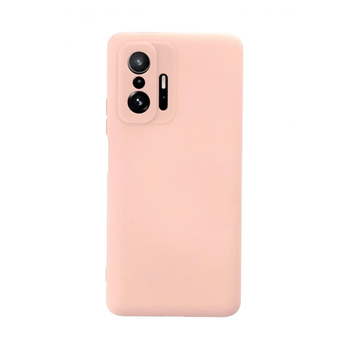 Durukar®   Mi 11T Pro Kılıf Nano içi Kadife Silikon - Pudra